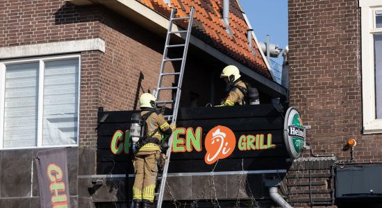 Brand in afzuiginstallatie van horecazaak in Leeuwarden