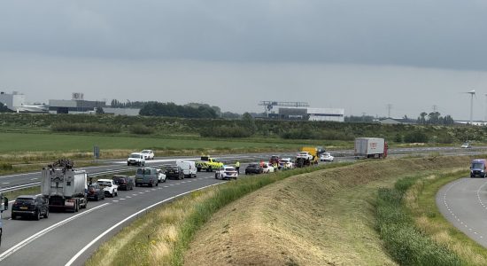 Toerit N31 Leeuwarden Noord afgesloten wegens ongeval