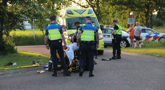 Brommerrijder gewond bij eenzijdig ongeval Koudum