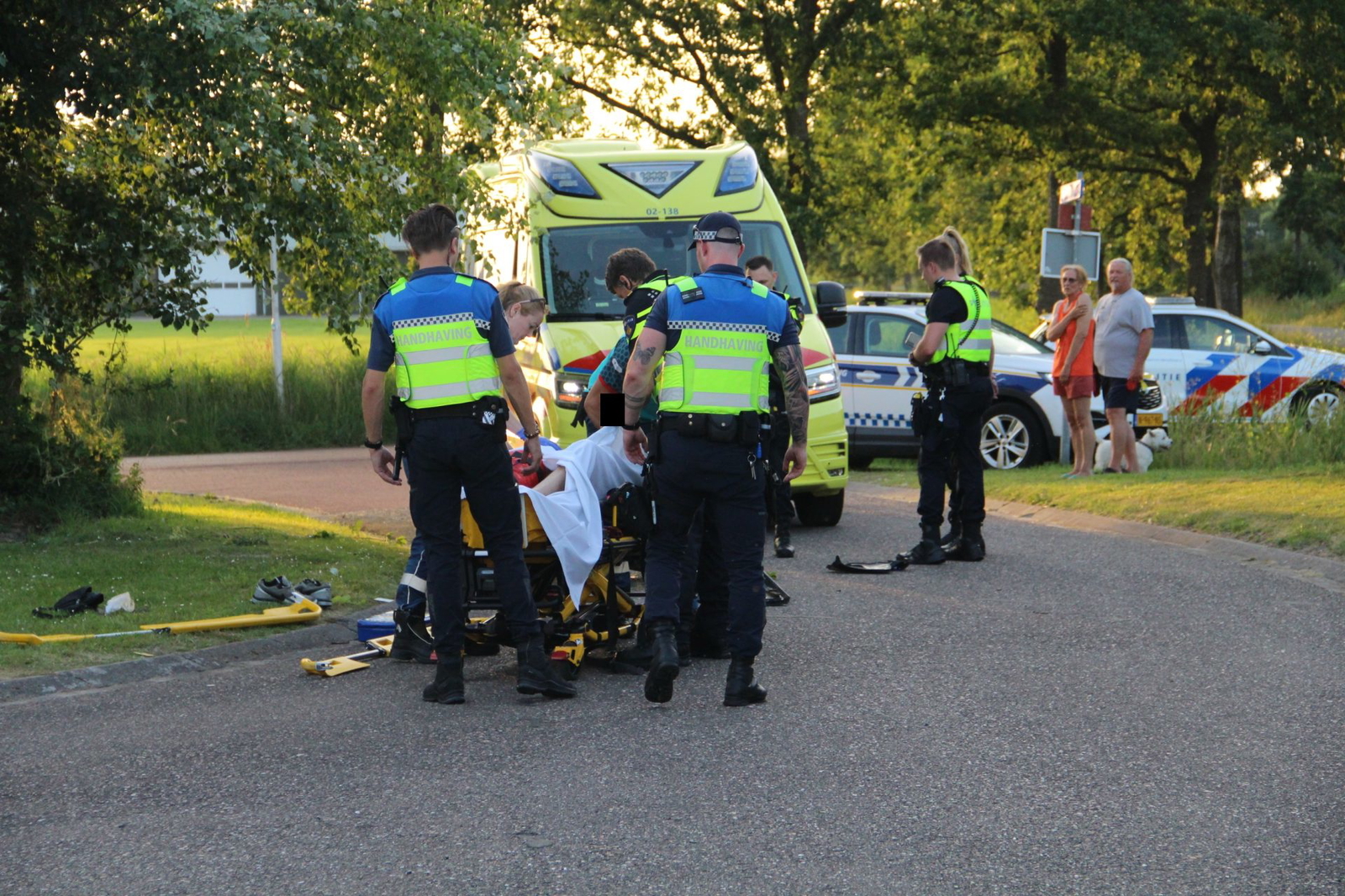 Brommerrijder gewond bij eenzijdig ongeval Koudum