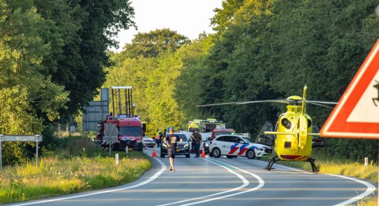 Drie gewonden bij ernstig eenzijdig ongeval N359 Harich