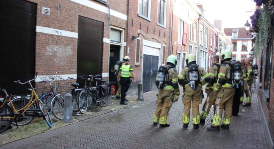 Brandstichting in woning centrum Leeuwarden