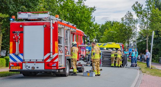 Automobiliste gewond bij ongeval op N355 bij Twijzel