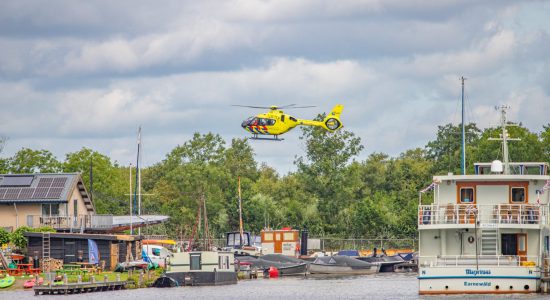 Grote zoekactie naar vermiste kanovaarder bij Earnewâld