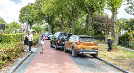 Kop-staart ongeval in Akkrum door onwelwording
