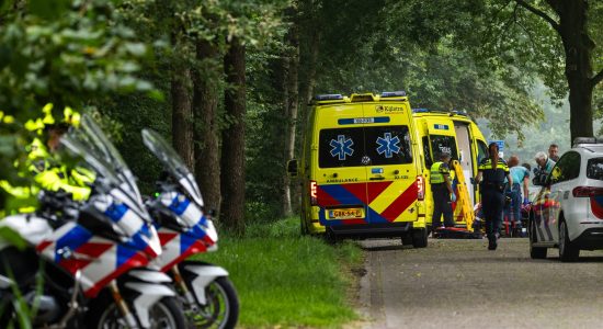 Fietser ernstig gewond na botsing met losgebroken koe in Boornbergum