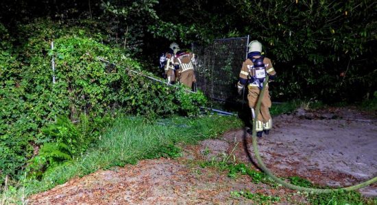 Wederom brand gesticht in oud slooppand in Drachten