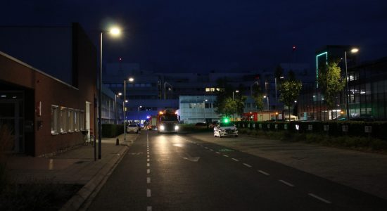 Melding van brand in laboratorium bij FMC in Leeuwarden