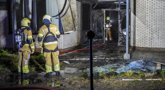 Uitslaande brand in leegstaand pand Drachten