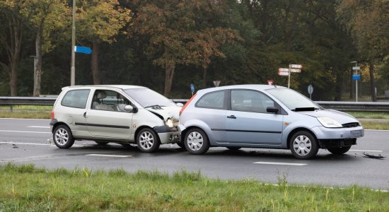 File op N355 bij Leeuwarden door kop-staartbotsing