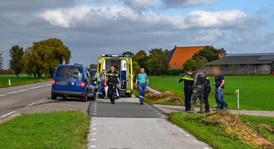 Gewonde bij kop-staartbotsing N928 Ypecolsga