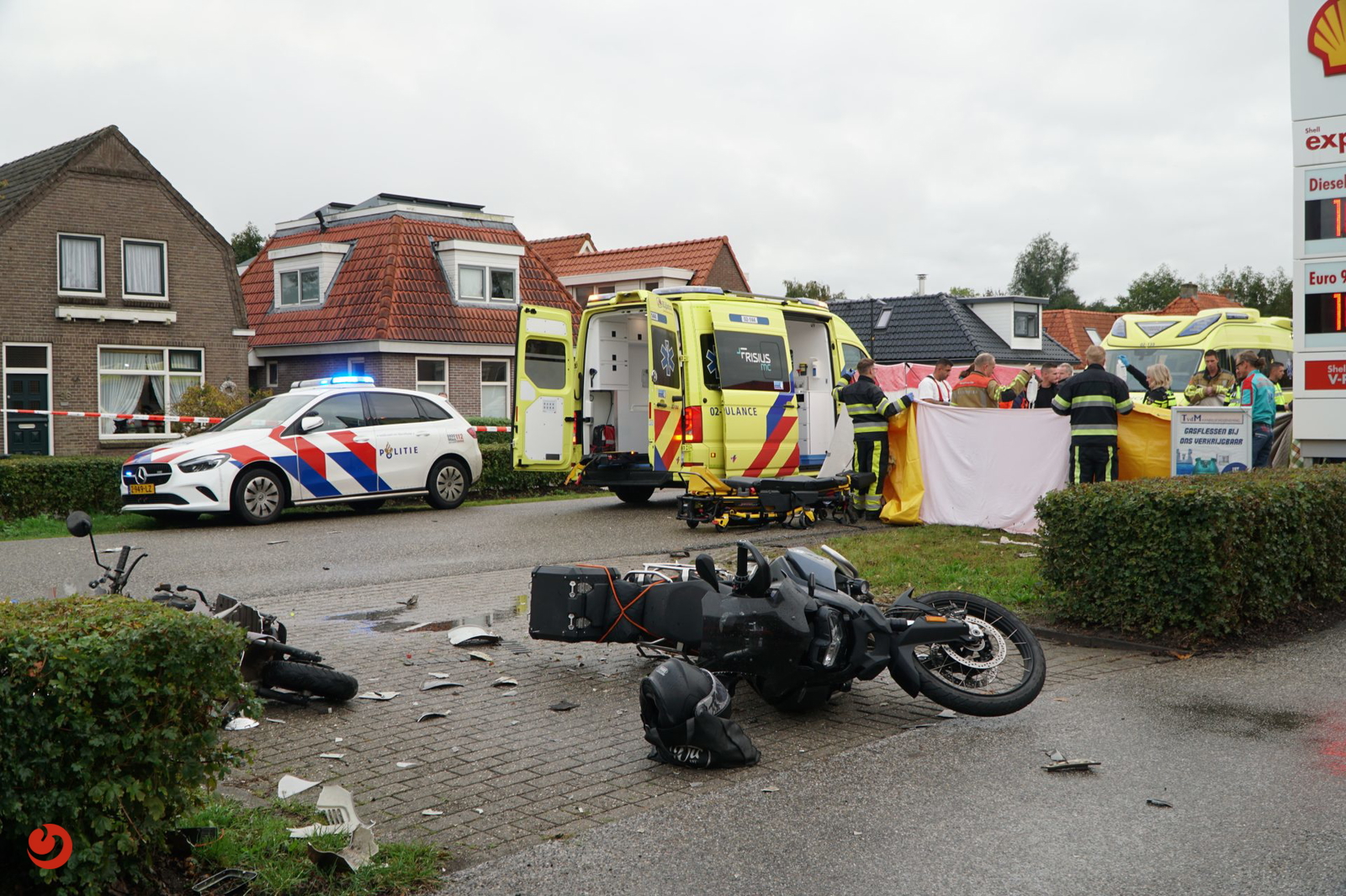 Persoon zwaargewond bij ernstig ongeval in Heerenveen