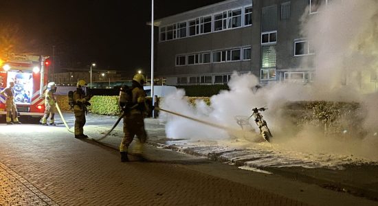 Mogelijke scooter pyromaan aangehouden in Leeuwarden