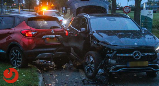 Auto’s in botsing Bolsward
