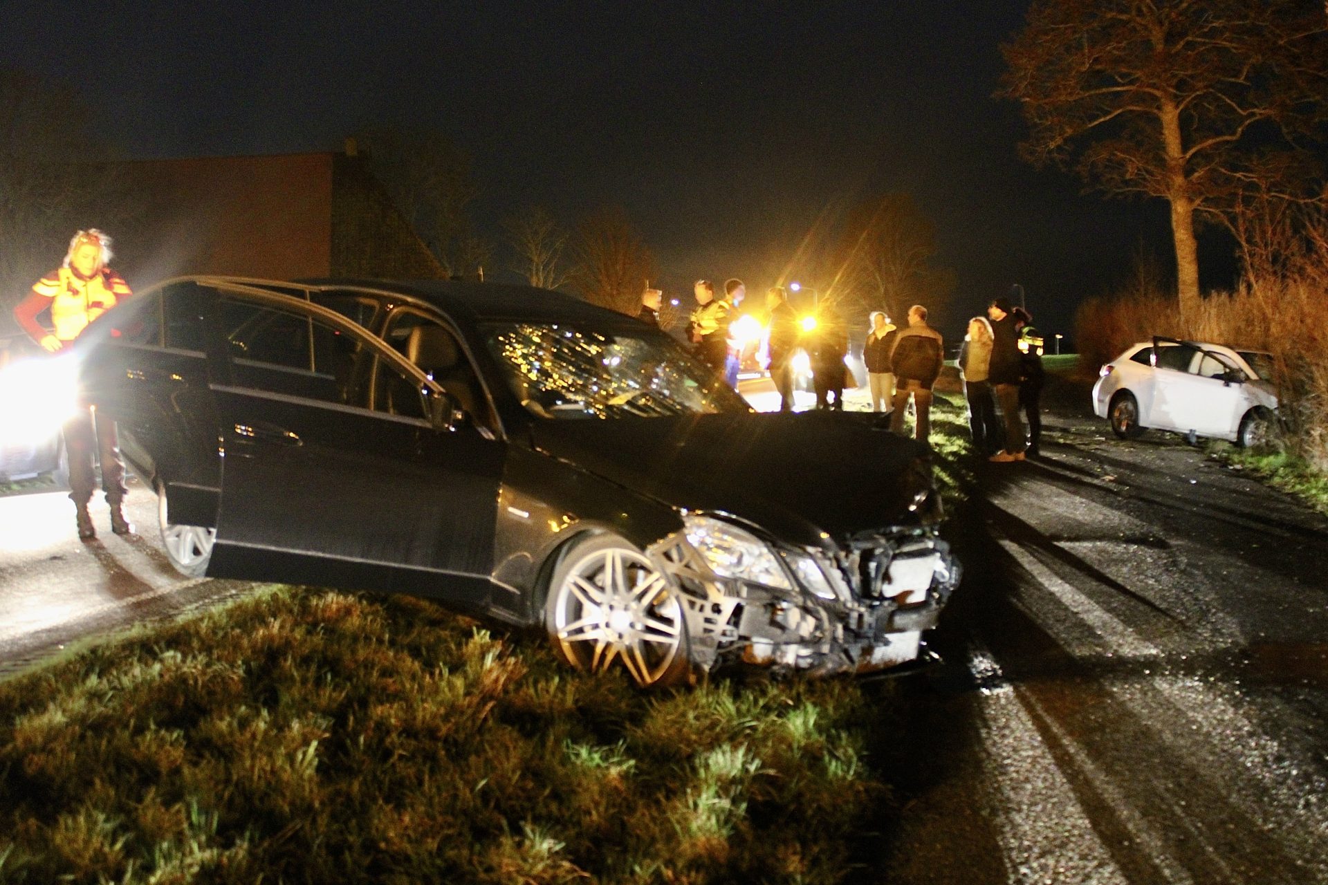 Ernstig ongeval tussen twee auto’s bij Hommerts