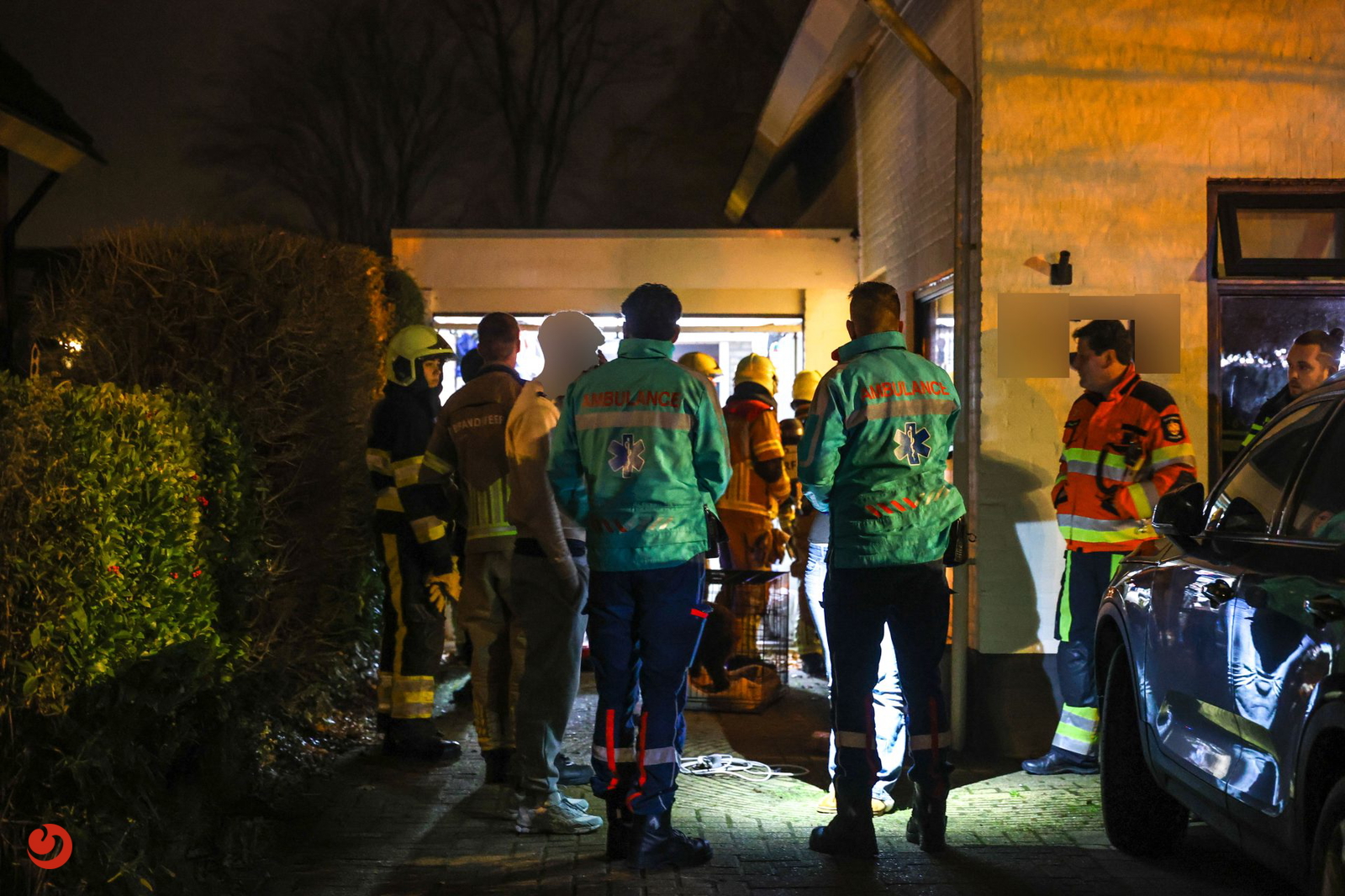 Brand in bankstel zorgt voor brandweer inzet Drachten