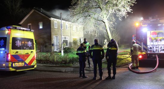 Woning door brand verwoest in Koudum