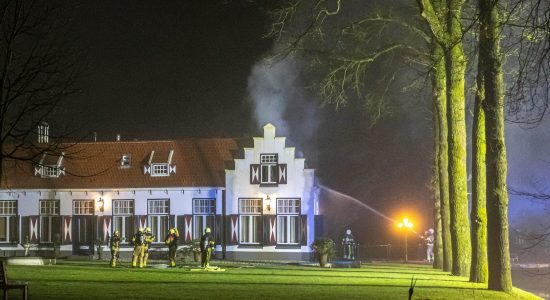 Grote brand in monumentaal pand Oranjewoud