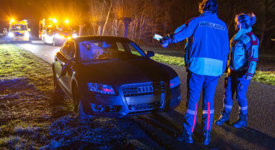 Voetganger overleden na botsing met auto in Rotsterhaule