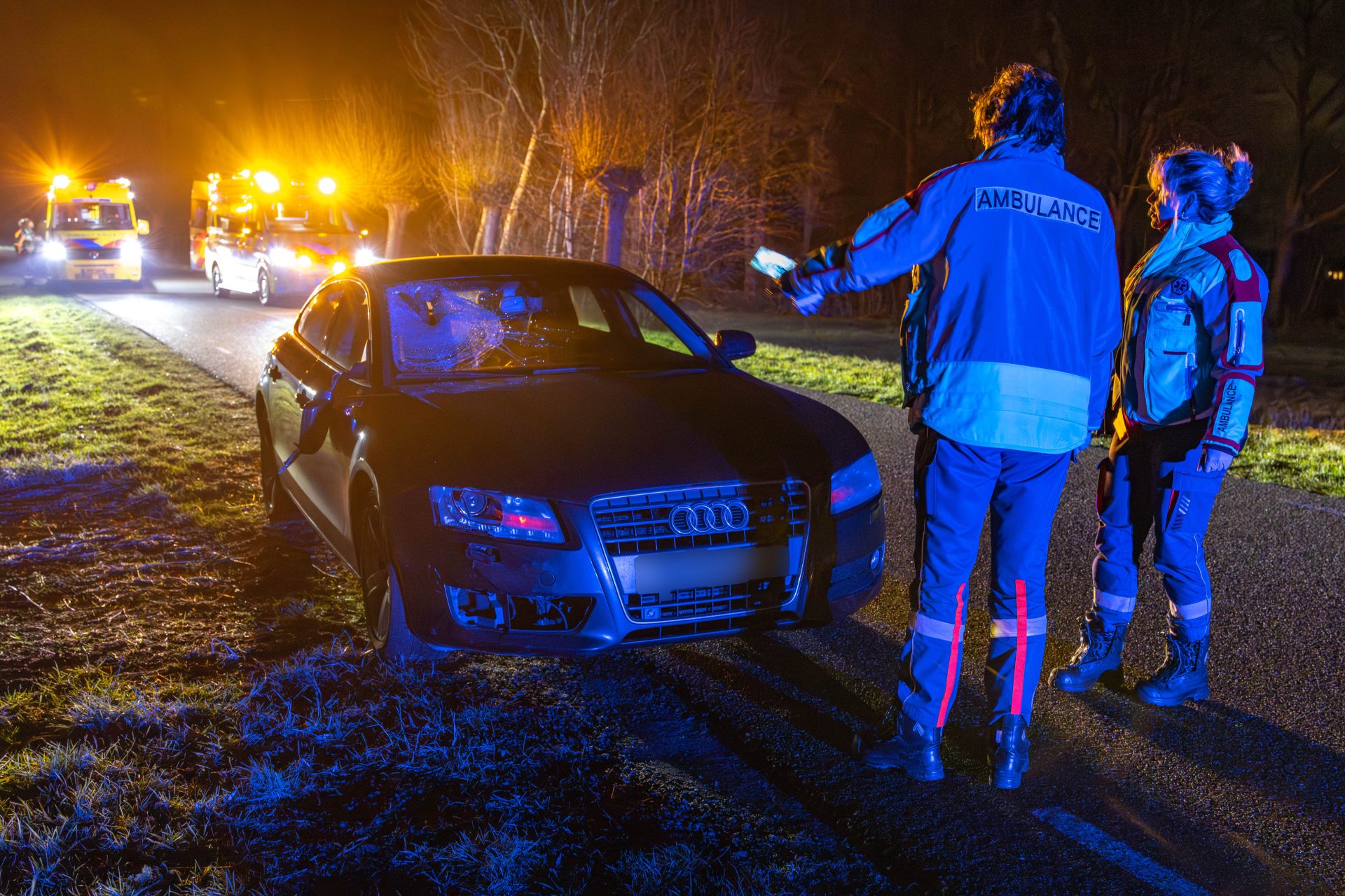 Voetganger overleden na botsing met auto in Rotsterhaule