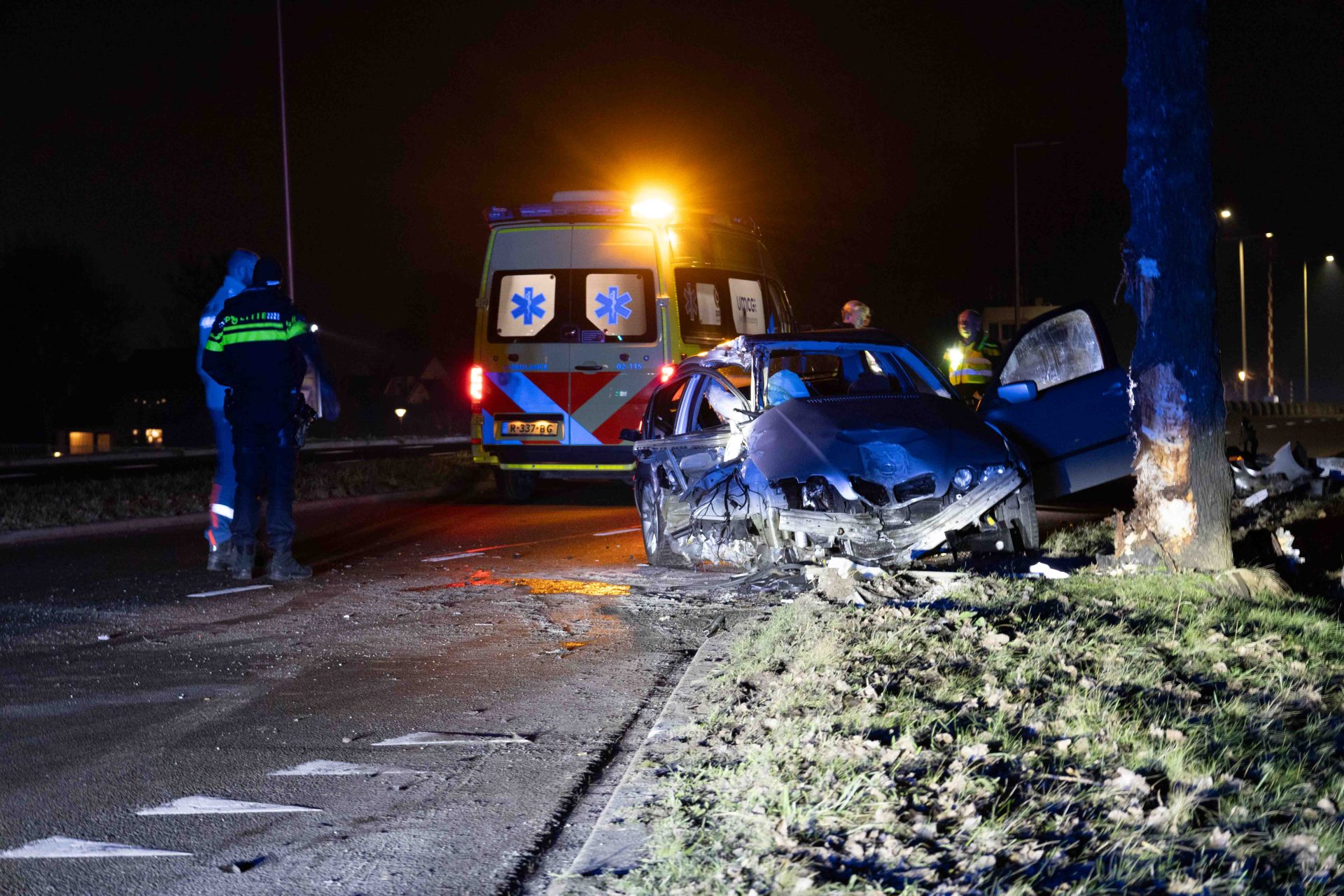 Gewonde bij fors eenzijdig ongeval in Leeuwarden