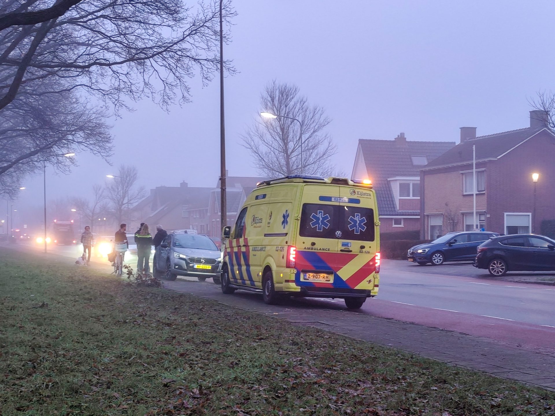 Fietsster gewond bij aanrijding in Drachten