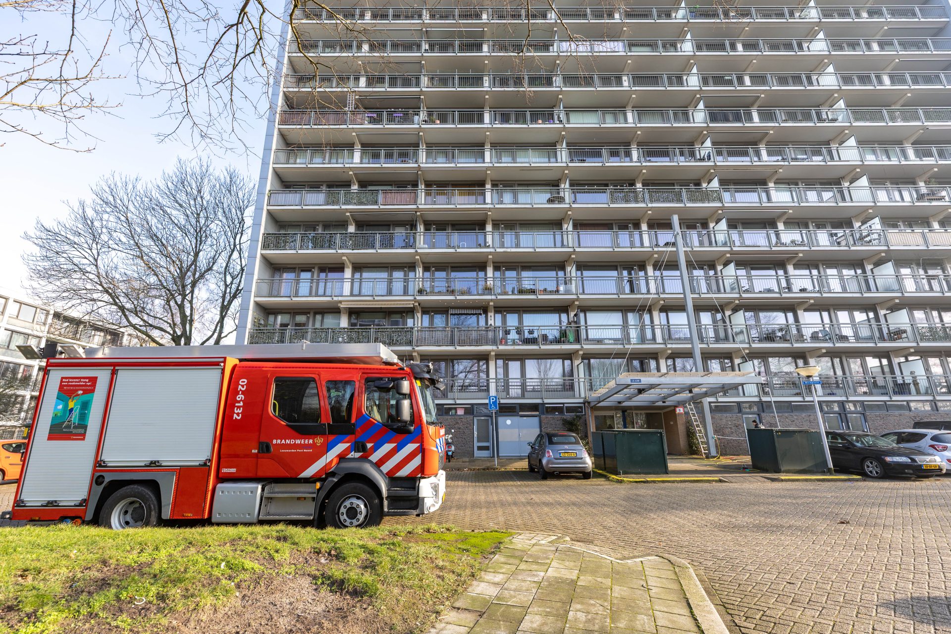Meerdere appartementen lopen waterschade op door lekkende boiler in Leeuwarden