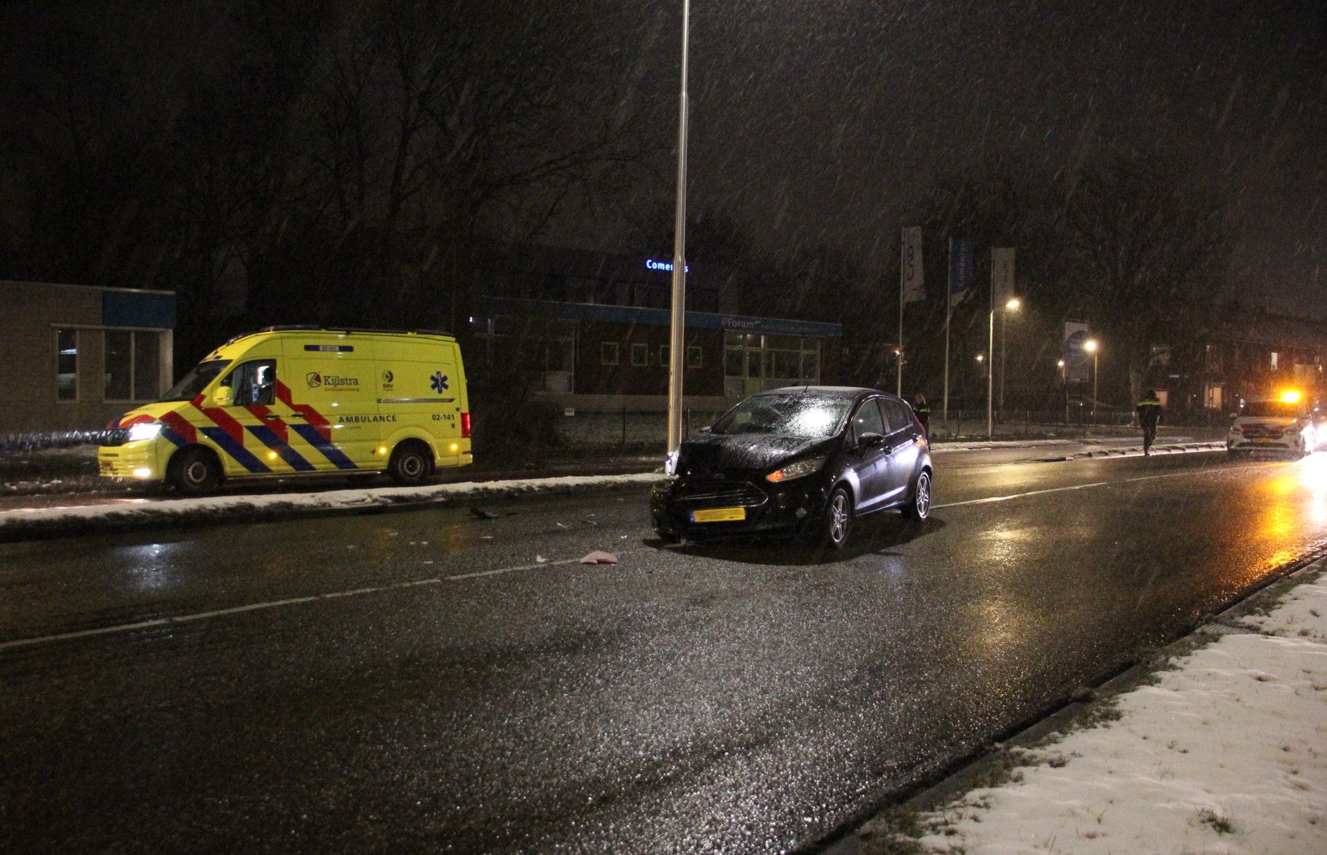 Forse schade na kop-staart ongeval in Leeuwarden