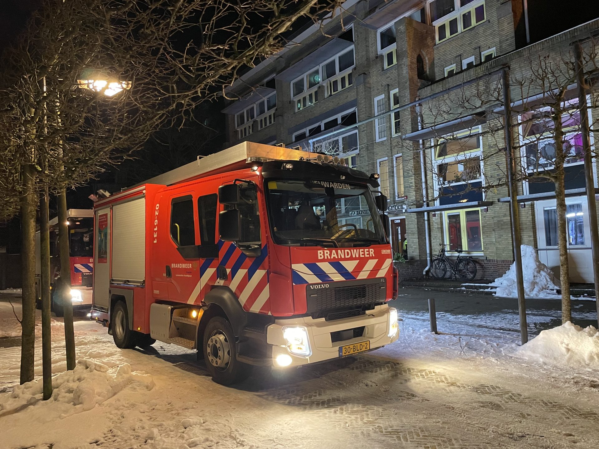 Bewoner van zorginstelling aangehouden na brand in Leeuwarden