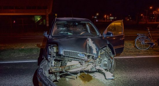 Automobilist onder invloed veroorzaakt ravage in Franeker