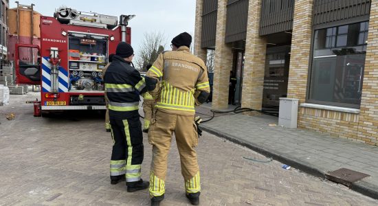Meterkast brand in appartementencomplex Leeuwarden