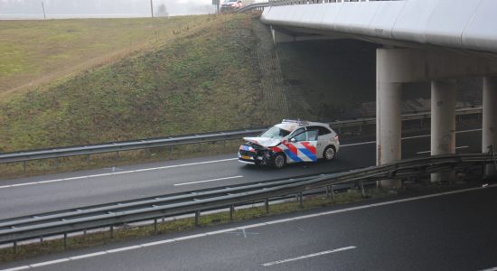 Persoon overleden na ongeval met politieauto op de N31 Haak Om Leeuwarden
